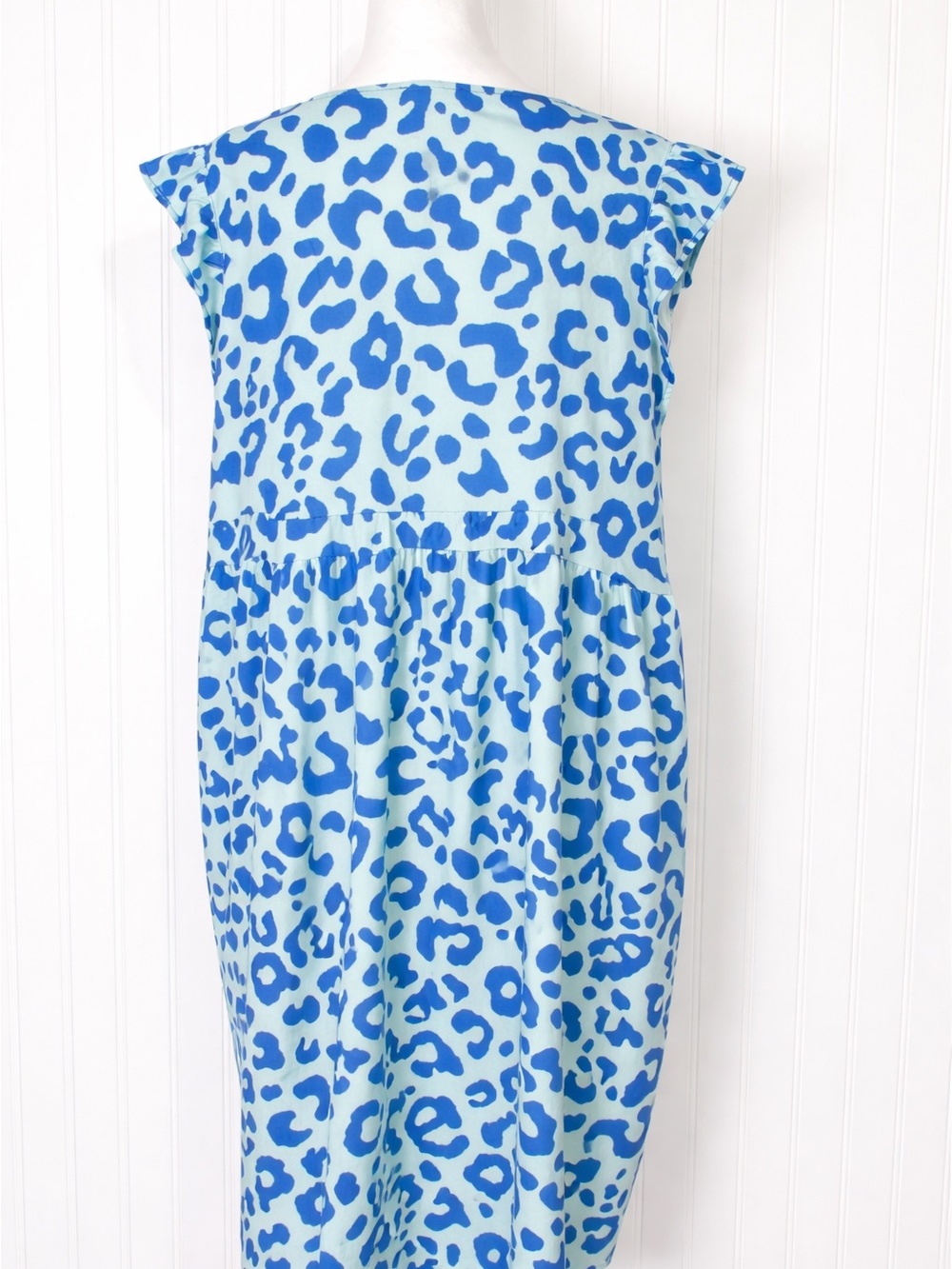 Womens Babydoll Dress Size 2X Animal Print Coastal Chic Resort Island Cruise NWT - Picture 3 of 9